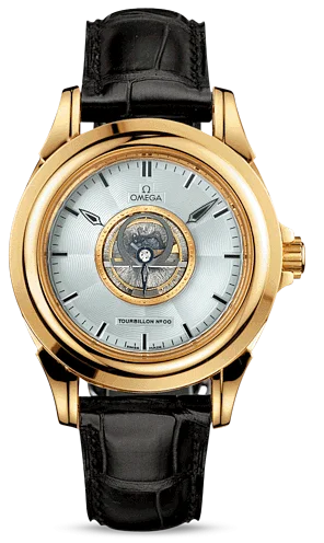 Omega De Ville Tourbillon Yellow Gold / Silver