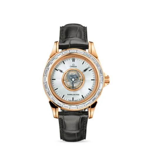 Omega De Ville Tourbillon Red Gold / Baguette
