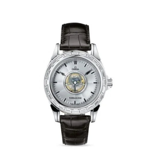 Omega De Ville Tourbillon Platinum / Baguette / Silver