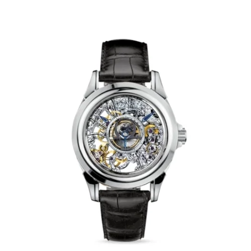 Omega Omega - 5945.30.31 De Ville Tourbillon Platinum / Skeleton