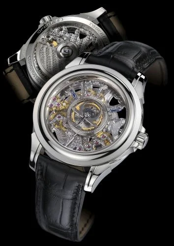Omega Omega - 5945.30.31 De Ville Tourbillon Platinum / Skeleton