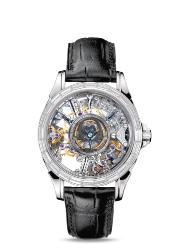 Omega De Ville Tourbillon Platinum / Baguette / Skeleton