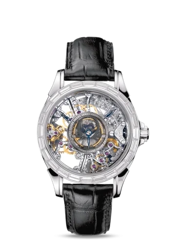 Omega Omega - 5946.30.31 De Ville Tourbillon Platinum / Baguette / Skeleton