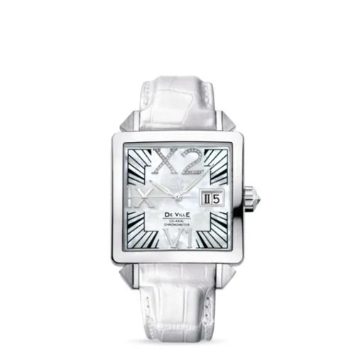 Omega - 7719.75.36 De Ville X2 Co-Axial 35 Big Date White Gold / MOP / White