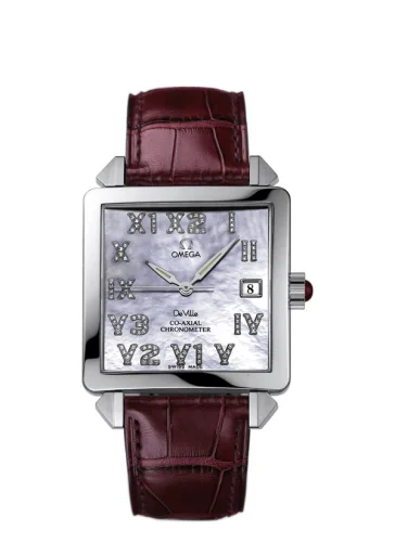 Omega - 7805.75.34 De Ville Byzantium Co-Axial 33.4 Co-Axial Stainless Steel / Blue MOP
