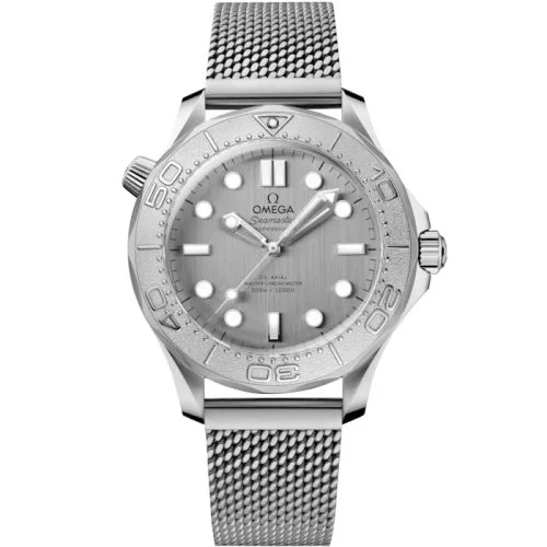 Omega - 210.30.42.20.06.002 Seamaster Diver 300M No-Date Master Co-Axial 42 Stainless Steel - Titanium / Grey / Bracelet