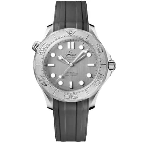 Omega Omega - 210.32.42.20.06.002 Seamaster Diver 300M No-Date Master Co-Axial 42 Stainless Steel - Titanium / Grey / Rubber