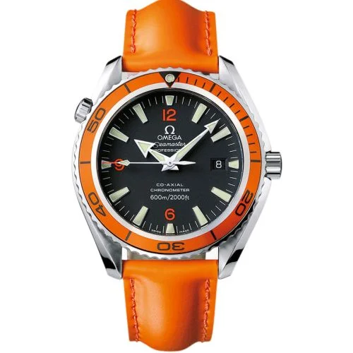 Omega - 2908.50.83 Seamaster Planet Ocean 600M Co-Axial 45.5 Stainless Steel / Orange / Orange Rubber