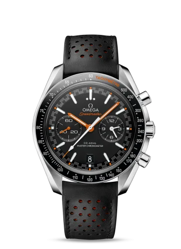 Omega - 329.32.44.51.01.001 Speedmaster Racing Master Co-Axial Stainless Steel / Black / Orange / Strap