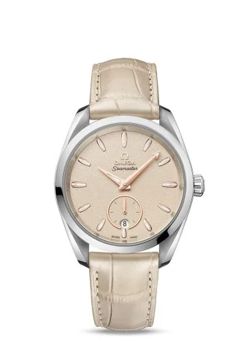 Omega - 220.10.38.20.59.001 Seamaster Aqua Terra 150M Master Chronometer Small Seconds 38 Stainless Steel / Sand - Diamond / Bracelet