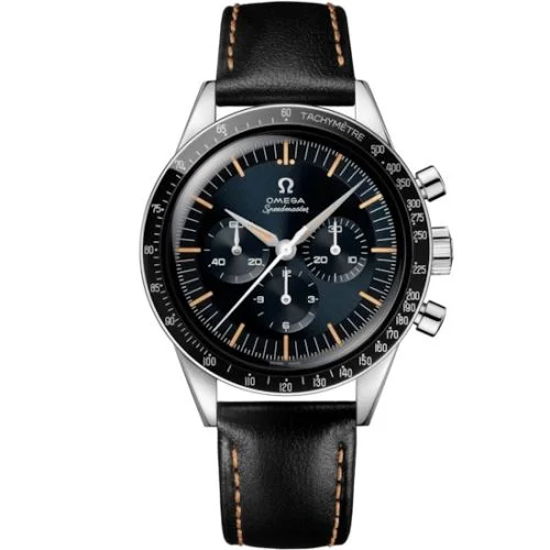Omega - 310.32.40.50.06.001 Speedmaster First Omega in Space Master Chronometer Stainless Steel / Blue-Grey