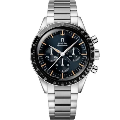 Omega - 310.30.40.50.06.001 Speedmaster First Omega in Space Master Chronometer Stainless Steel / Blue-Grey / Bracelet