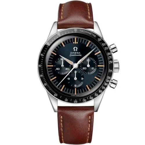 Omega - 310.32.40.50.06.002 Speedmaster First Omega in Space Master Chronometer Stainless Steel / Blue-Grey