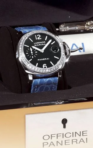 Panerai - PAM00071 Luminor Marina Automatic Diamond Bezel