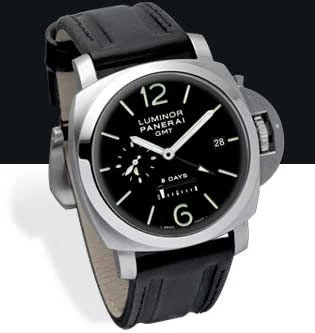 Panerai Luminor 1950 44 8 Days GMT Stainless Steel / Black