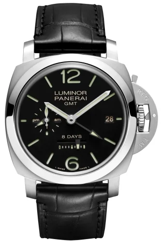 Panerai Panerai - PAM00233.2 Luminor 1950 44 8 Days GMT Stainless Steel / Black