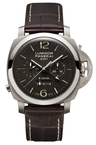 Panerai Luminor 1950 Chrono Monopulsante 8 Days GMT Titanio