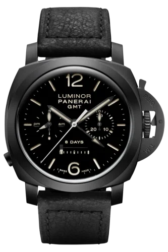 Panerai Panerai - PAM00317 Luminor 1950 44 Chrono Monopulsante 8 Days GMT Ceramic / Black