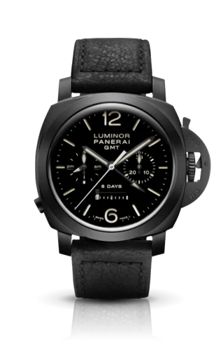 Panerai Panerai - PAM00317 Luminor 1950 44 Chrono Monopulsante 8 Days GMT Ceramic / Black