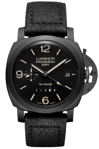 Panerai - PAM00335 Luminor 1950 44 10 Days GMT Ceramic / Black