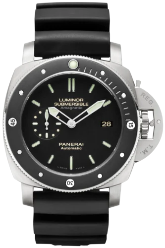 Panerai - PAM00389 Luminor Submersible 1950 Amagnetic 3 Days Automatic Titanio
