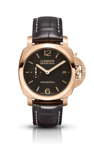 Panerai - PAM00393 Luminor 1950  Marina 42 3 Days Automatic Red Gold / Brown