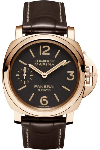 Panerai - PAM00511 Luminor Marina 44 8 Days Red Gold / Brown