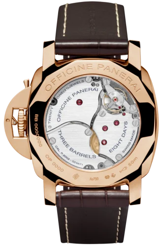 Panerai Panerai - PAM00576 Luminor 1950 44 8 Days GMT Red Gold / Brown