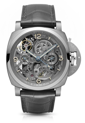 Panerai Luminor 1950 Tourbillon GMT Titanio Lo Scienziato
