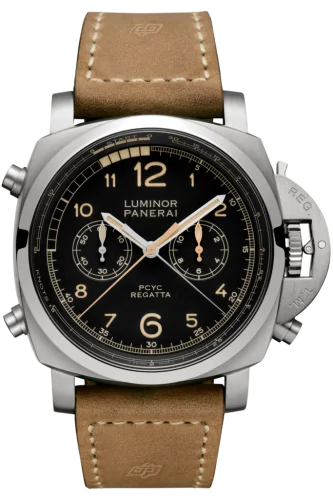 Panerai Luminor 1950 47 Regatta PCYC 3 Days Chrono Flyback Automatic Titanium / Black