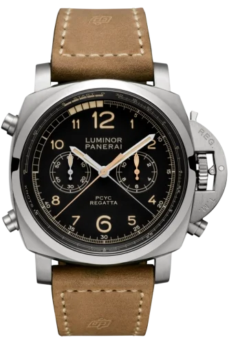 Panerai Panerai - PAM00652 Luminor 1950 47 Regatta PCYC 3 Days Chrono Flyback Automatic Titanium / Black