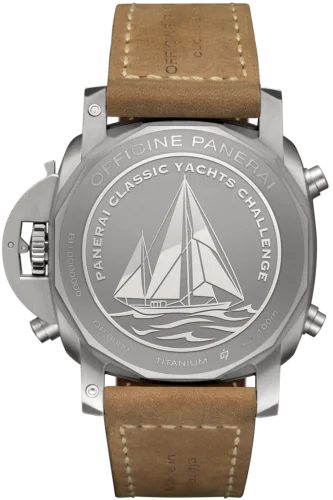 Panerai Panerai - PAM00652 Luminor 1950 47 Regatta PCYC 3 Days Chrono Flyback Automatic Titanium / Black