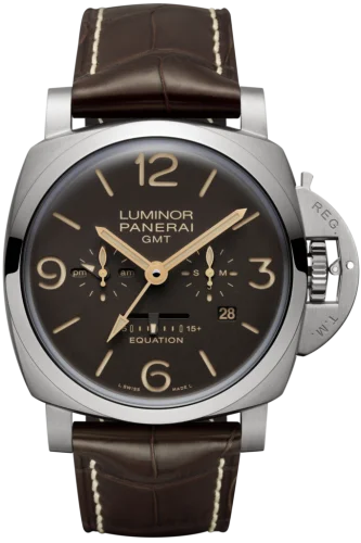 Panerai Luminor 1950 47 Equation Of Time 8 Days Titanium / Brown