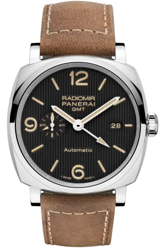Panerai Radiomir 1940 45 3 Days GMT Automatic Stainless Steel / Black -Tuxedo