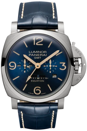Panerai Luminor 1950 47 Equation Of Time 8 Days Titanium / Blue