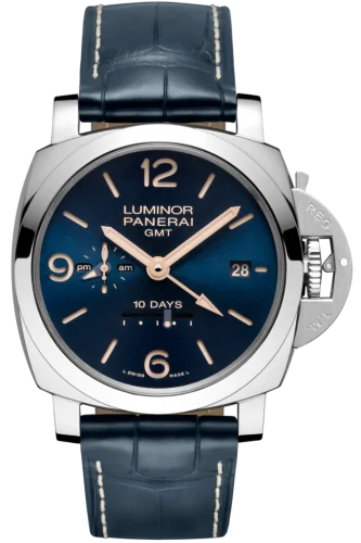 Panerai - PAM00689 Luminor 1950 10 Days GMT Automatic Acciaio Boutique Blue