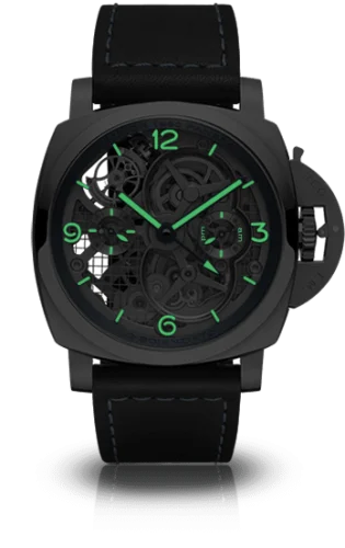 Panerai Panerai - PAM00767 Luminor 1950 Tourbillon GMT Titanio Lo Scienziato Blue