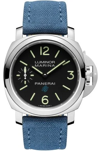 Panerai Luminor Marina Logo 3 Days Black / Blue OP