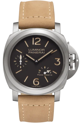 Panerai Luminor 44 8 Days Power Reserve Titanium / Brown