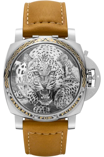 Panerai - PAM00854 Luminor 1950 3 Days Automatic Acciaio Sealand for Purdey Leopard