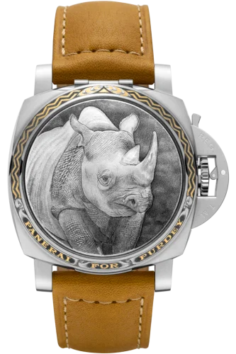 Panerai - PAM00857 Luminor 1950 3 Days Automatic Acciaio Sealand for Purdey Rhinoceros