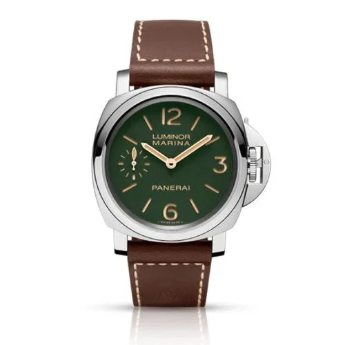 Panerai - PAM00911 Luminor Marina 8 Days Stainless Steel / Green / Paneristi