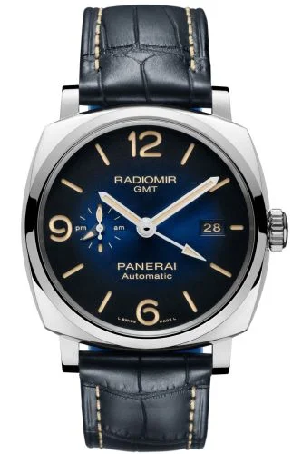 Panerai - PAM00945 Radiomir 1940 44 3 Days Automatic GMT Stainless Steel / Blue / Mediterraneo