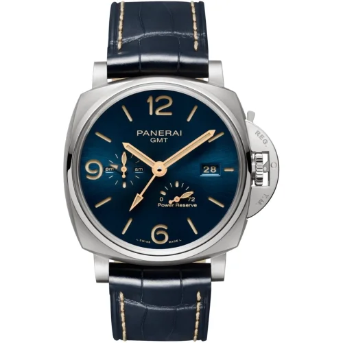 Panerai Panerai - PAM00964 Luminor Due 45 3 Days GMT Power Reserve Automatic Titanium / Blue