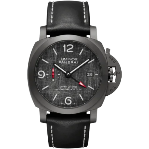 Panerai - PAM01036 Luminor 1950 44 3 Days GMT Automatic Titanium DLC / Luna Rossa