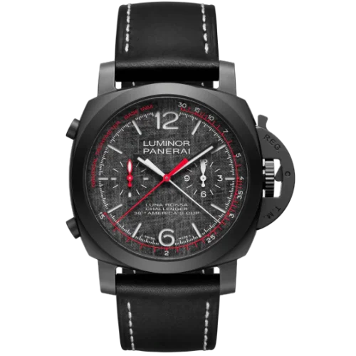 Panerai - PAM01037 Luminor 1950 44 Chrono Flyback Automatic Titanium DLC / Luna Rossa
