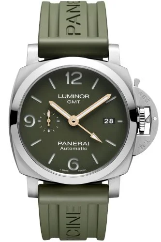 Panerai - PAM01056 Luminor 1950 44 3 Days GMT Automatic Stainless Steel / Mahendra Singh Dhoni