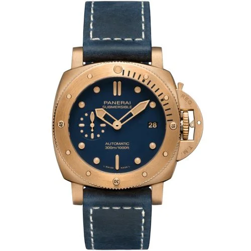 Panerai - PAM01074 Luminor Submersible 42 3 Days Automatic Bronzo Blu Abisso
