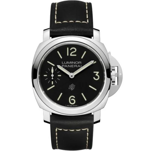 Panerai Luminor 44 Logo 3 Days Stainless Steel / Black