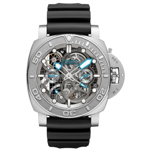 Panerai Panerai - PAM01108 Luminor Submersible Ecopangaea Tourbillon GMT Mike Horn